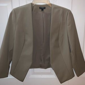 Express cropped blazer